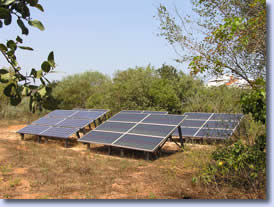 Solar Panels run Collyn and Maarit's home in Broome WA