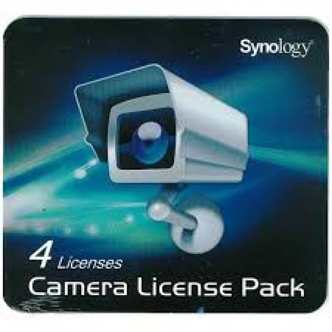 Buy the Synology Surveillance Device License Pack, 4 License, Surveillance  ( DEVICE LICENSE (X 4) ) online 